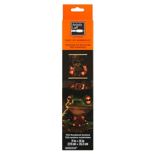 11" x 14" Halloween Frog Paint-by-Number Kit by Artist's Loft®